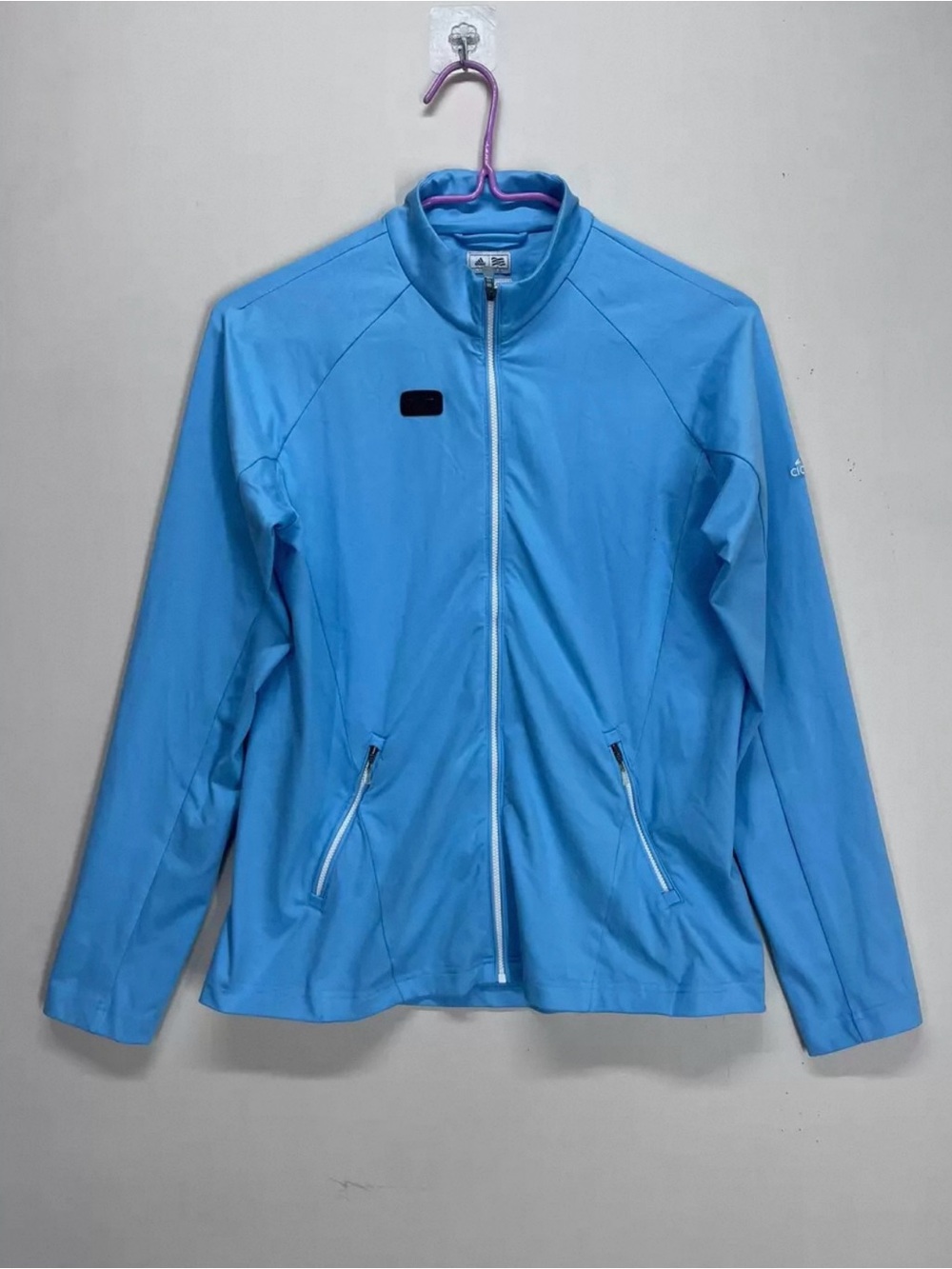 Light Blue Full-Zip Utility Jacket by